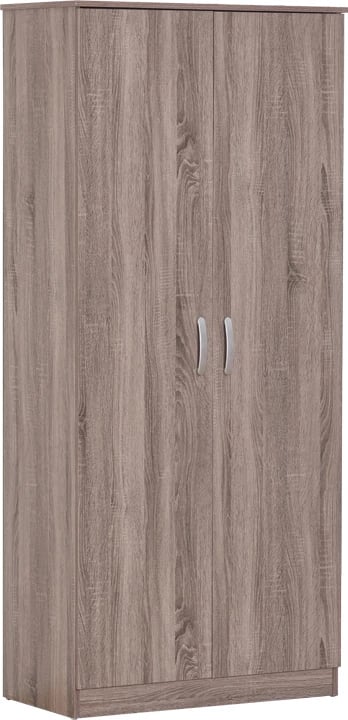 Dollap dy-fletësh Zelia, ngjyrë sonoma-lisi, 79x42x180cm