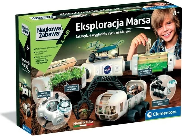 Set shkencor edukativ Clementoni Mars Exploration, për fëmijë 8+, pa bateri