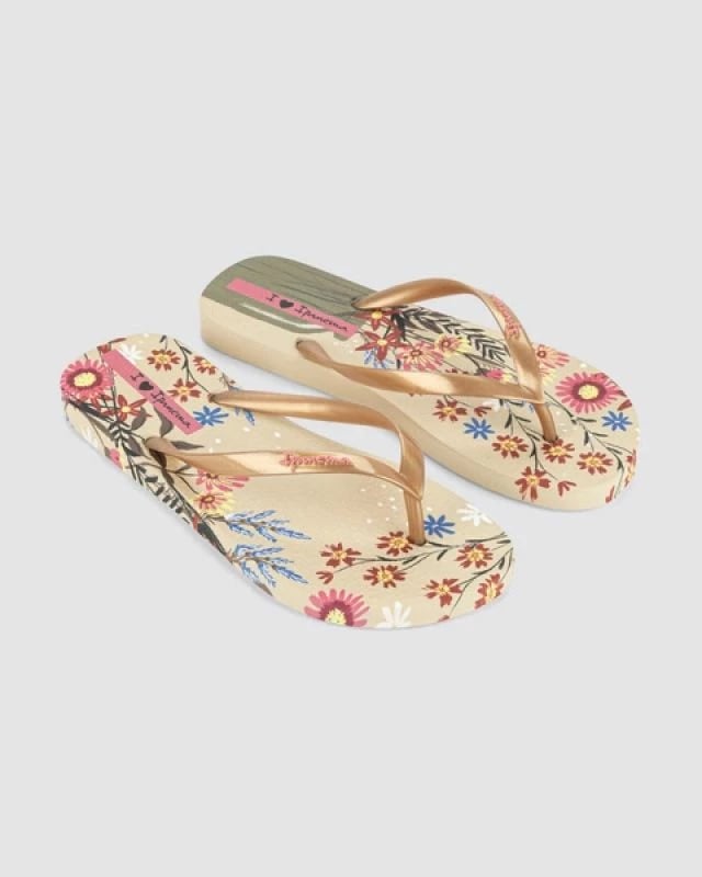 Flip-flop për femra Ipanema, bezhë
