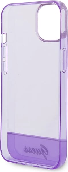Mbështjellës Guess GUHCP14MHGCOU për iPhone 14 Plus 6.7", vjollcë, hardcase translucent