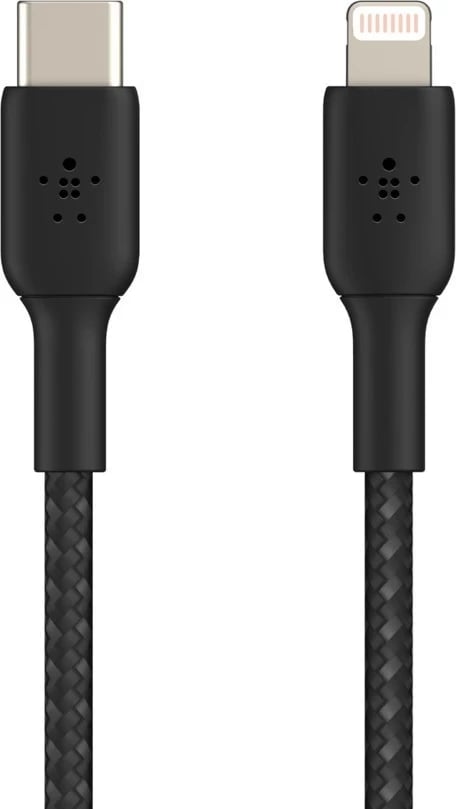 Kabllo Belkin Lightning / USB-C 1.0m e zezë