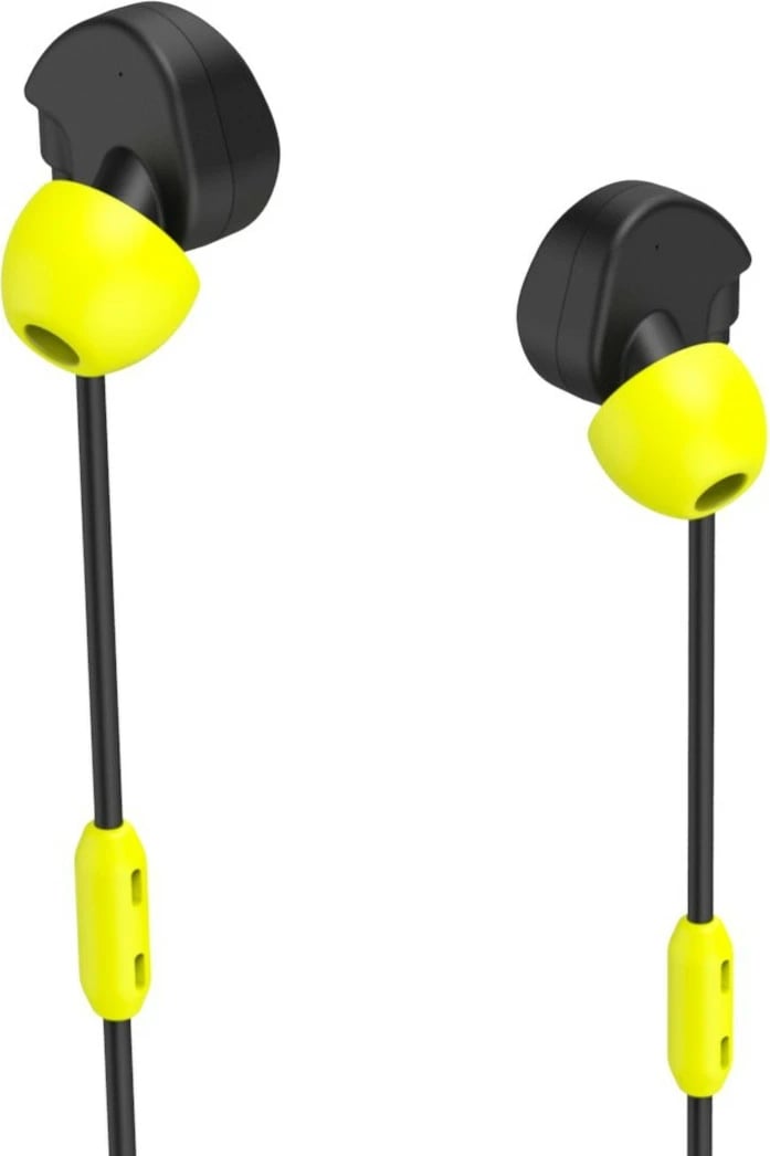 Kufje wireless Hama Freedom Athletics II me mikrofon, Bluetooth 5.3, të zeza/verdha