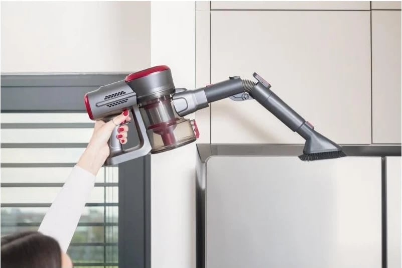 Fshesë pa tela ETA Fenix Ergonomic, e kuqe