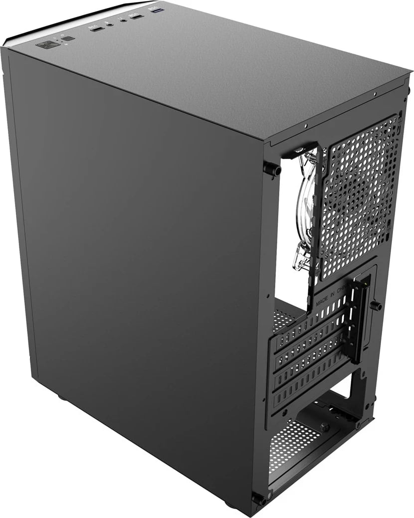 Kasë LOGIC ARAMIS ARGB Mini USB 3.0, e zeza