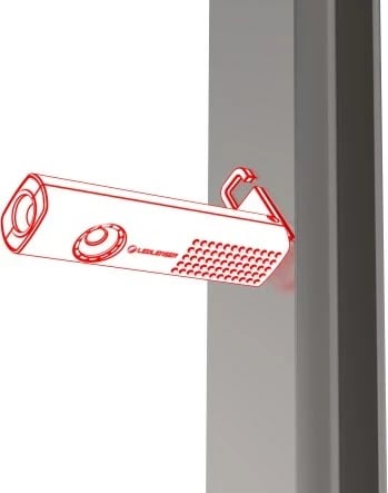 Dritë pune Ledlenser 502735, LED 12W, 600 lm, e zezë