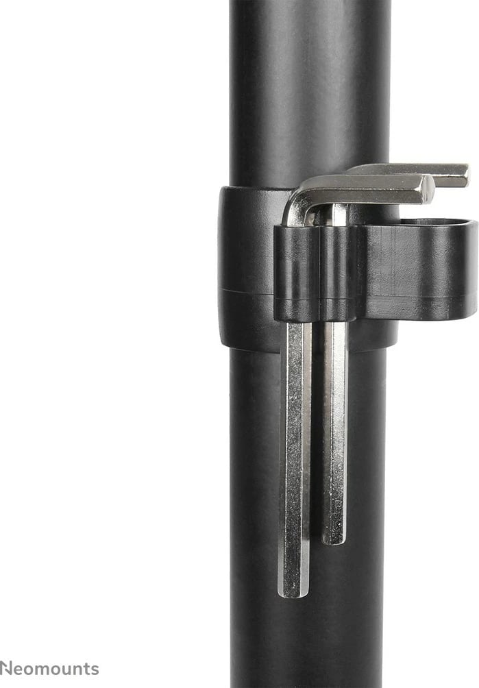 Krah monitori Neomounts NM-D135BLACK, për tavolinë, 10-27 inç, rregullim lartësie, ngjyrë e zezë