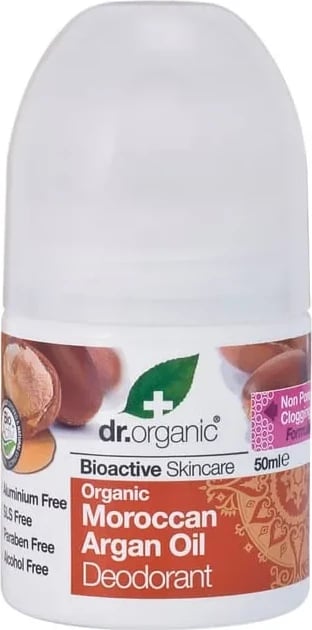 Deodorant roll-on Dr. Organic Moroccan Argan Oil 50ml