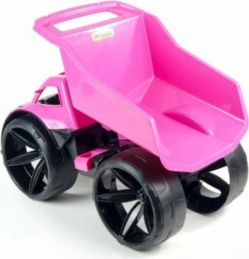 Kamion basculues lodër, Wader, Maximus 64060, 59 cm, plastikë, rozë