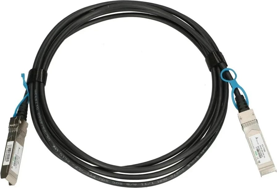 Kabllo Extralink SFP28 DAC, 25Gbps, 3m, E zezë