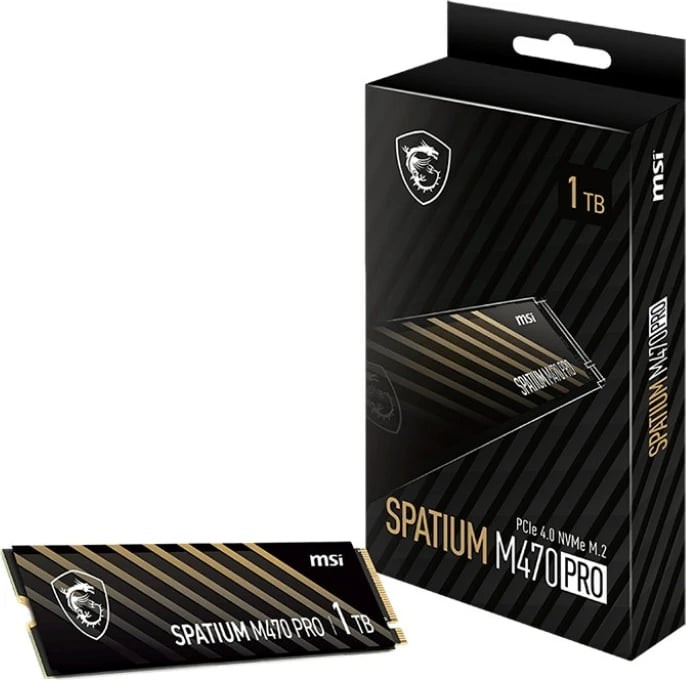 SSD MSI SPATIUM M470 PRO 1TB, PCIe 4.0 NVMe M.2