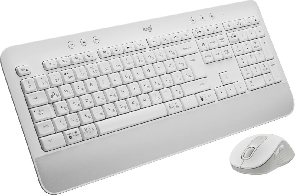 Kasë tastierë me maus Logitech Signature MK650 Combo for Business, wireless, Bluetooth, QWERTZ, e bardhë