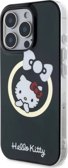 Mbështjellës Hello Kitty IML Fun bow MagSafe për iPhone 16 Pro Max, Zi