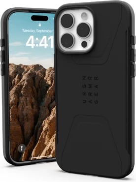 Mbështjellës UAG Civilian MagSafe për iPhone 16 Pro Max, Zi