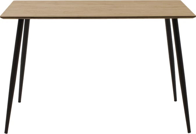 Tavolinë me karrige, ngjyrë e zezë-sonoma, 120x70x76 cm
