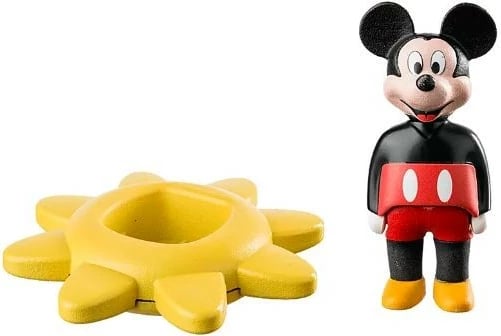 Set lodrash Playmobil 1.2.3 Mickey Mouse me gringë dielli, 71321, plastikë