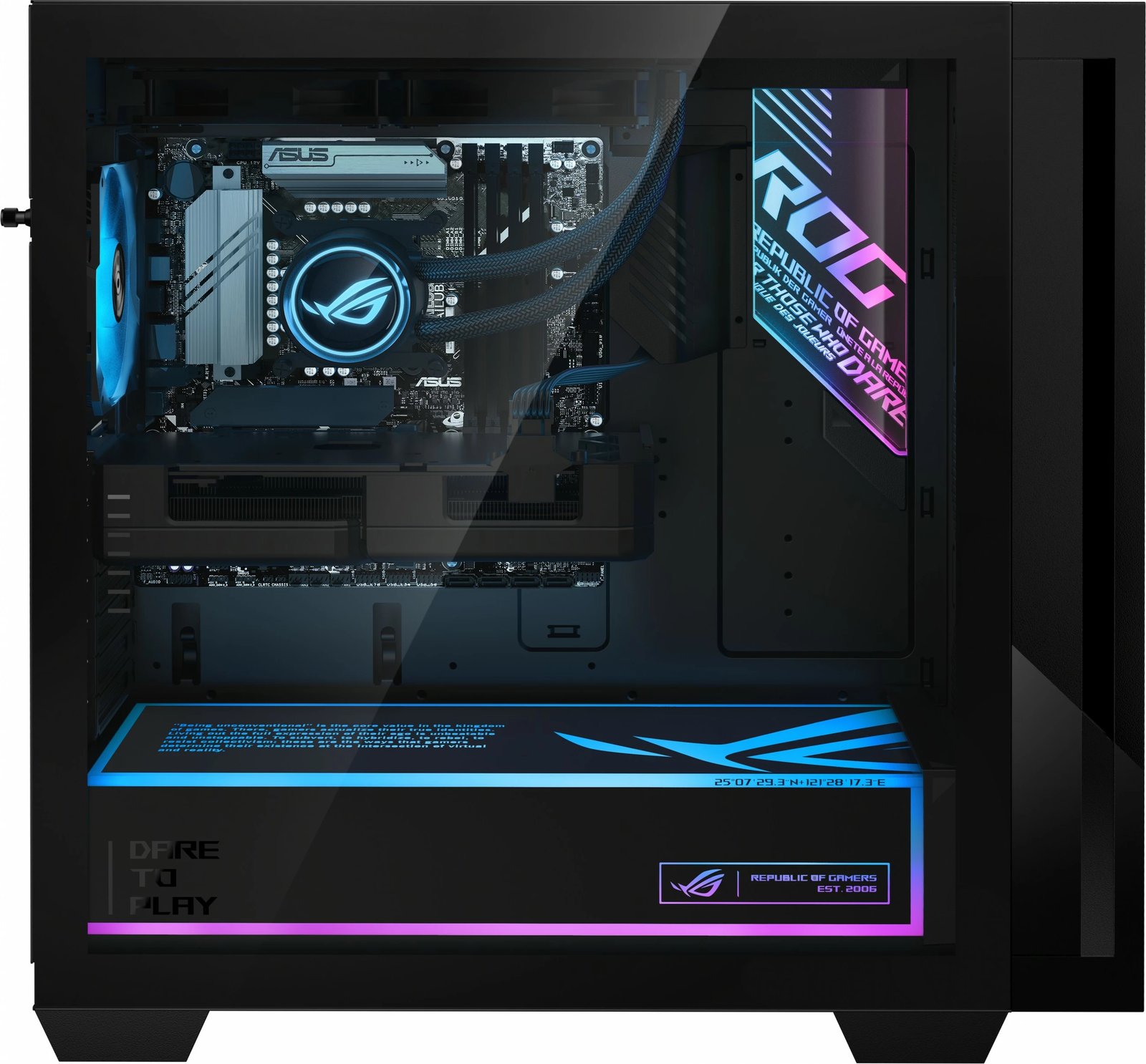 Kompjuter ASUS ROG GM700 R7-9800X3D, 64GB RAM, 1TB SSD, e zezë
