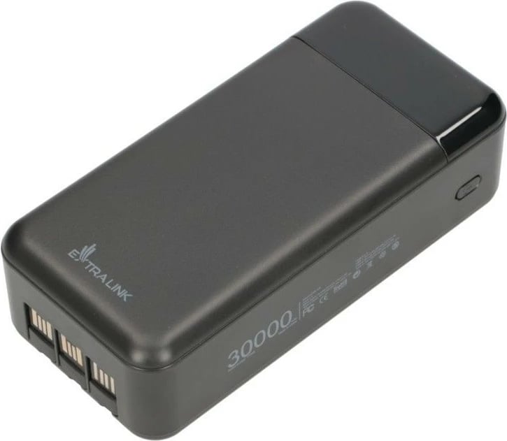 Powerbank Extralink EPB-124 EX.19522, 30000 mAh, e zezë