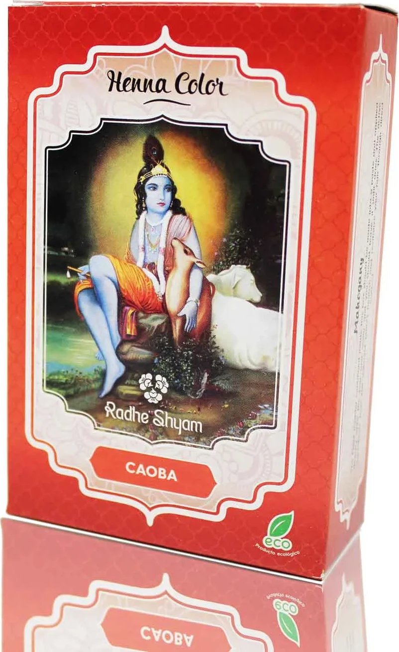 Pluhur për ngjyrosje flokësh Radhe Shyam Caoba unisex 100g