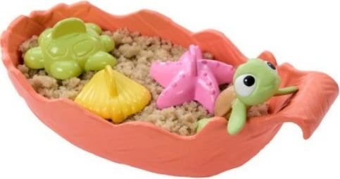 Kukull Disney Princess Vaiana me aksesorë dhe rërë modeluese, Mattel JFT12, set