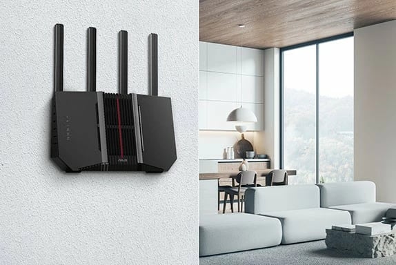 Router Asus RT-BE92U WiFi 7 BE9700, tri-band, i zi