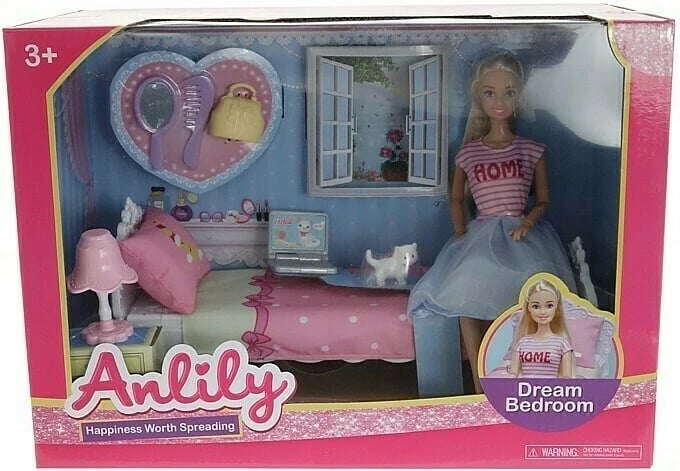 Set kukullash me dhomë gjumi, Anlily, 541788