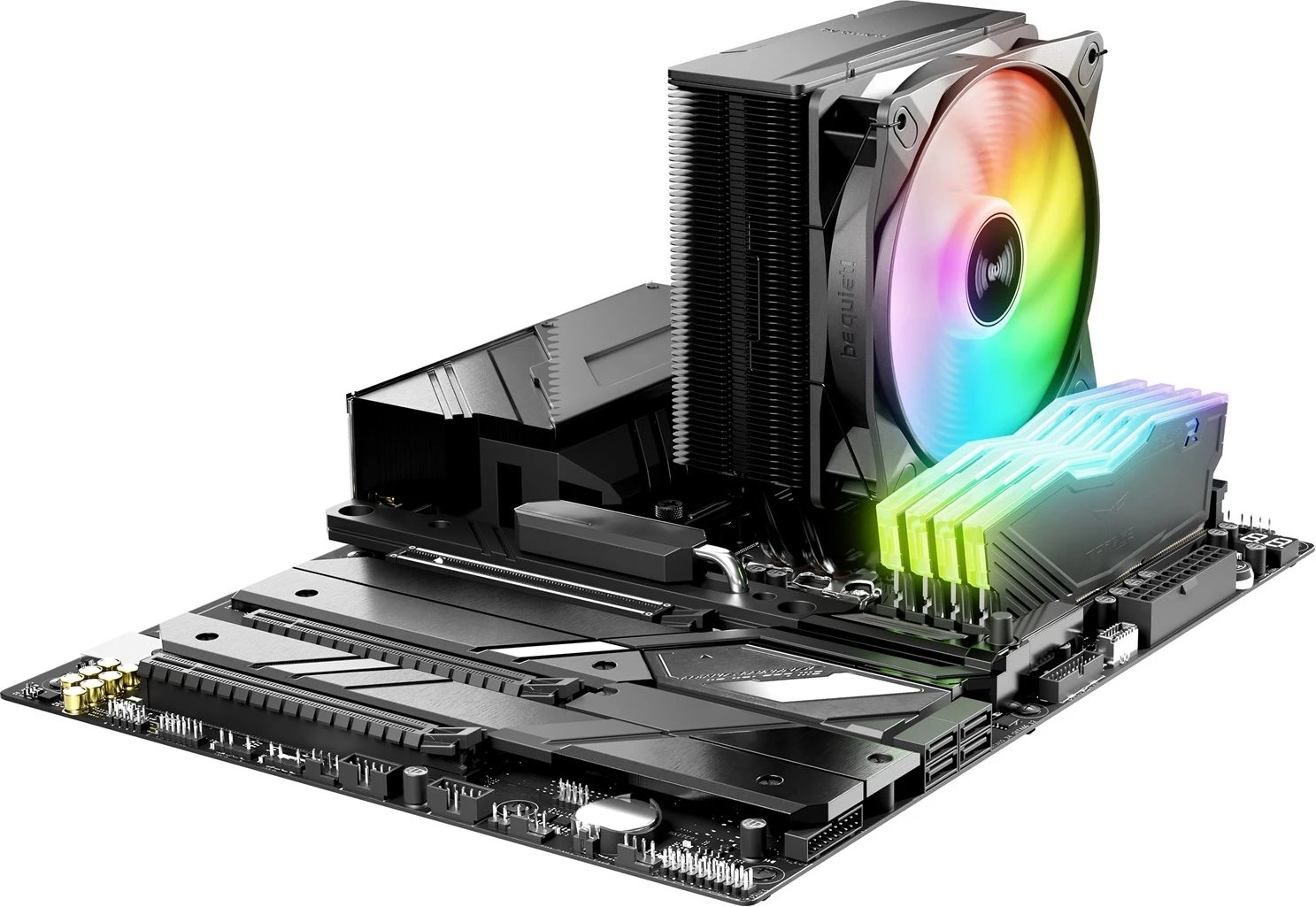 Ftohës ajri për procesor BE QUIET! Pure Rock 3 LX, 12 cm, RGB, i zi