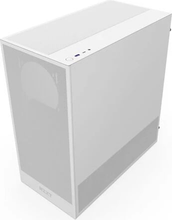 Kasë NZXT H5 FLOW RGB Midi Tower, dritare xhami, e bardhë