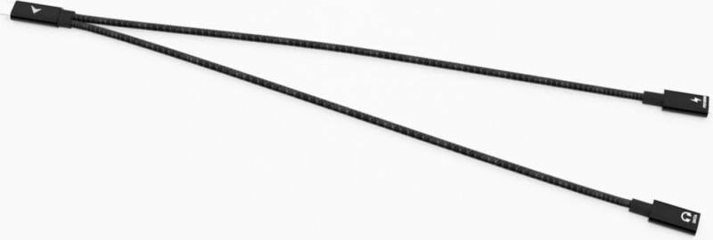 Kabllo ndarëse USB-C i-tec C31DUALSPLITTERCBLPD, 100W, 30cm, e zezë