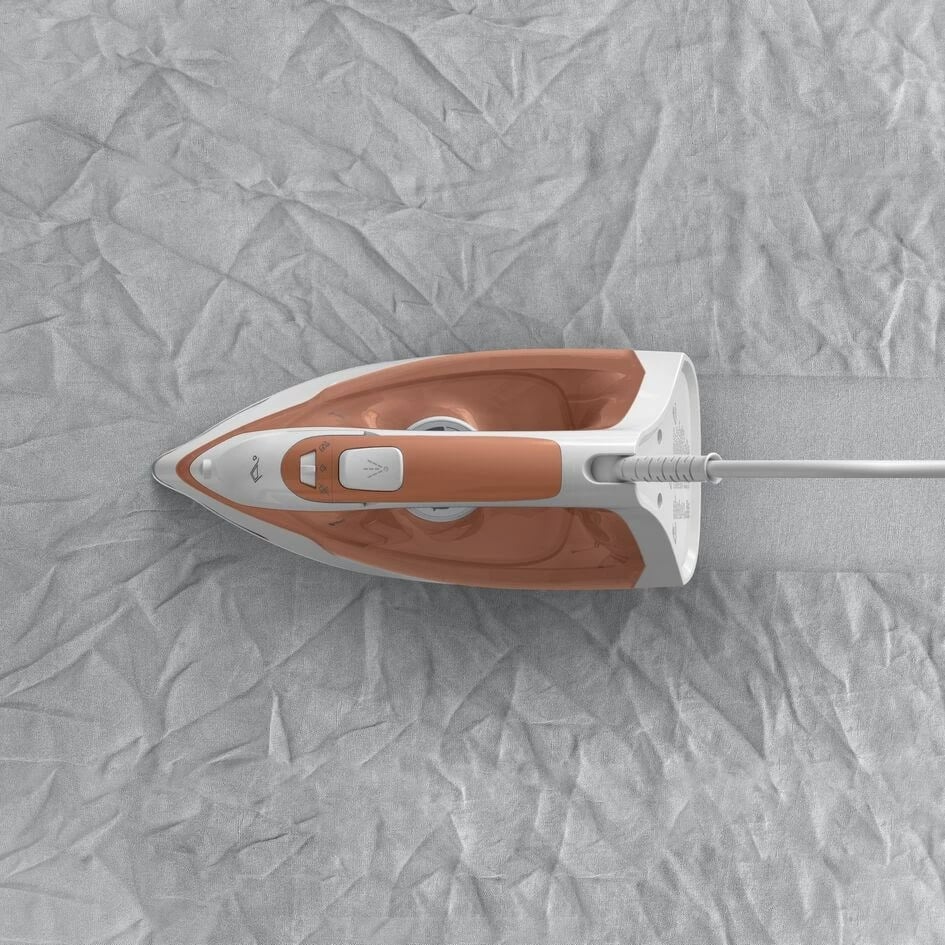 Hekur Tefal Virtuo 30 FV2C40E0, 2000 W, pllaka qeramike, pjeshkë/bardhë