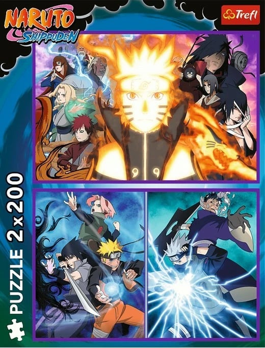 Puzzle Naruto Shippuden Trefl 2x200 pjesë, për fëmijë