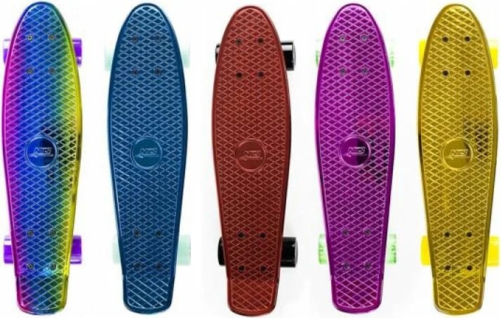 Skateboard Nils Extreme ELECTROSTYLE PENNYBOARD PNB01, Blu