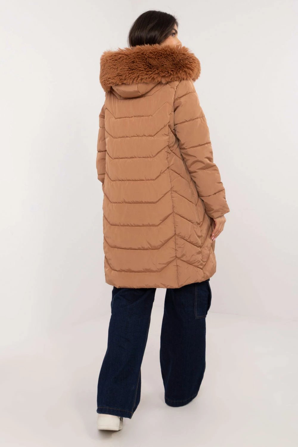 Jakne për femra Factory Price 203086, kafe
