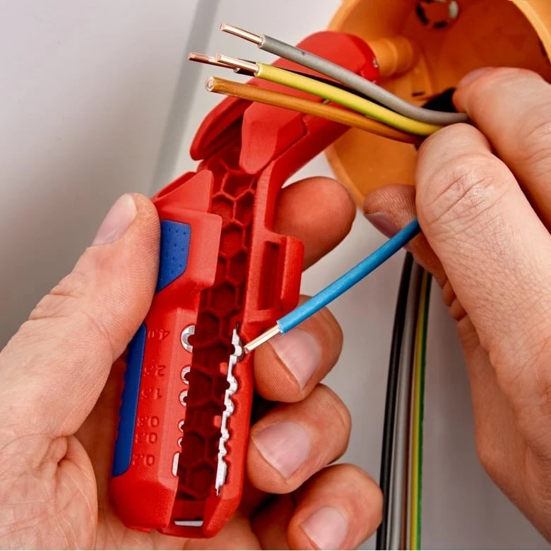 Knipex ErgoStrip, Mbështjellës kabllosh, Kuq