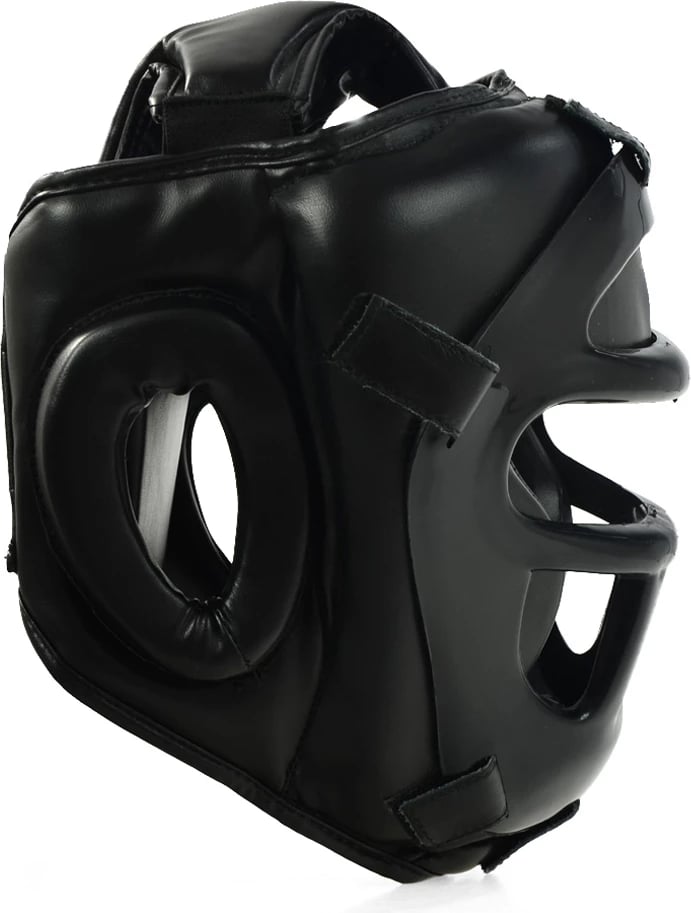 Helmetë boksi me grilë PROFight për meshkuj, e zezë