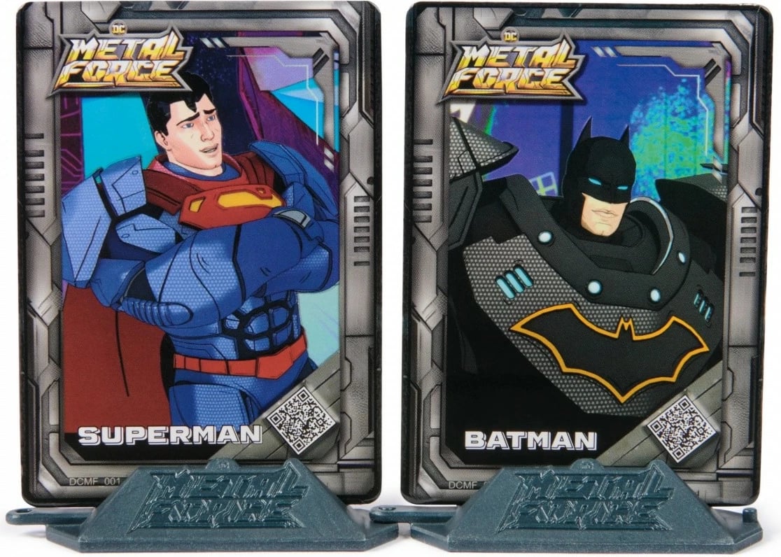 Set figurina aksion Batman Spin Master DC Metal Force Batwing Transformation, plastikë, për fëmijë