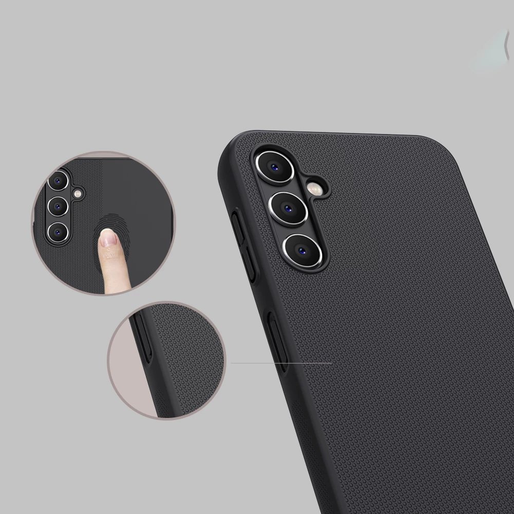 Mbështjellës Nillkin Super Frosted Shield për Samsung Galaxy A14 5G / Galaxy A14, i zi