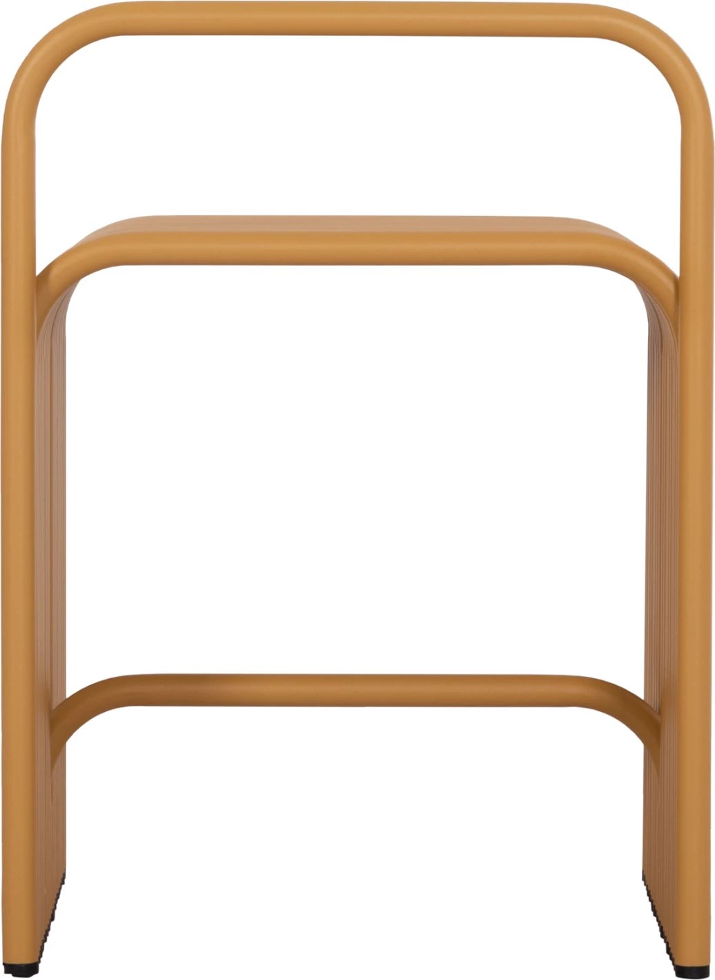 Karrige e ulët INTREPID, alumin, ngjyrë e verdhë mustard, 40x38x55cm