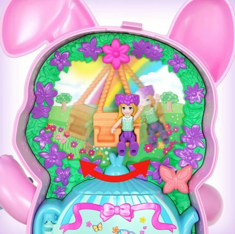 Set lodrash Polly Pocket Bunny Tea Party, Mattel, JFG56/JCR40, rozë