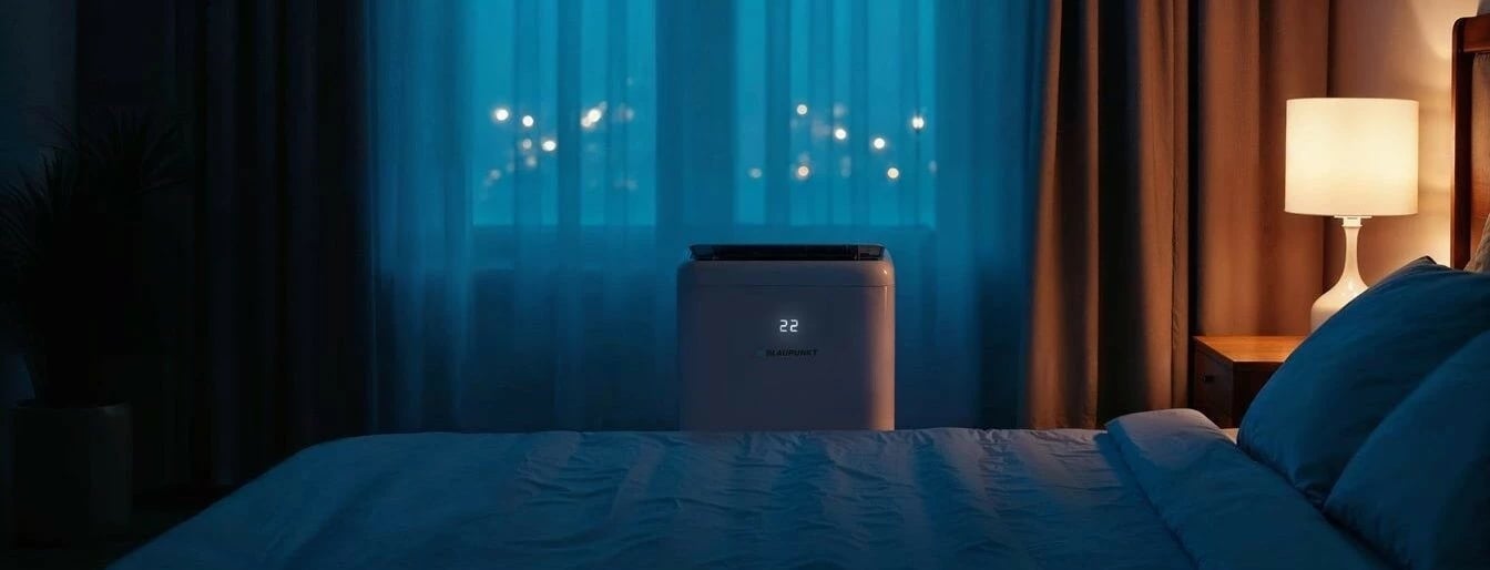 Kondicioner portabil Blaupunkt ACP309, 9000 BTU, Wi-Fi, i bardhë