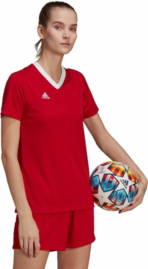 Maicë futbolli për femra adidas, e kuqe