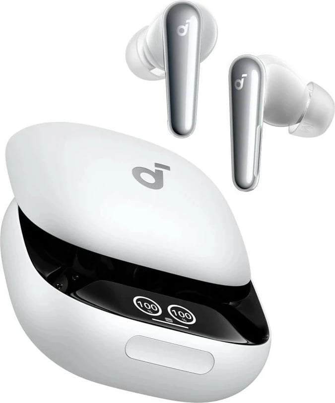 Kufje Anker Soundcore Liberty 4 Pro, të bardha