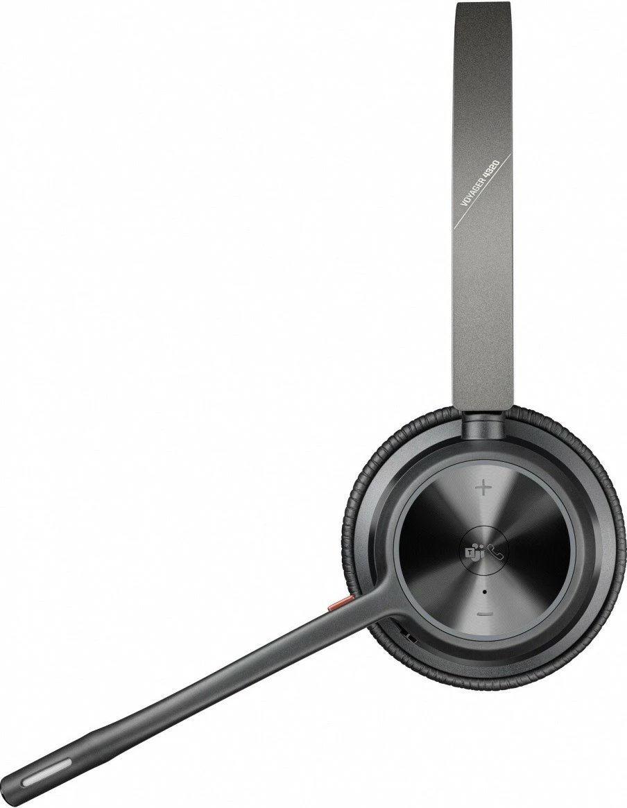 Kufje POLY Voyager 4320 MS Certified me BT700 Adapter, USB-C, e zezë