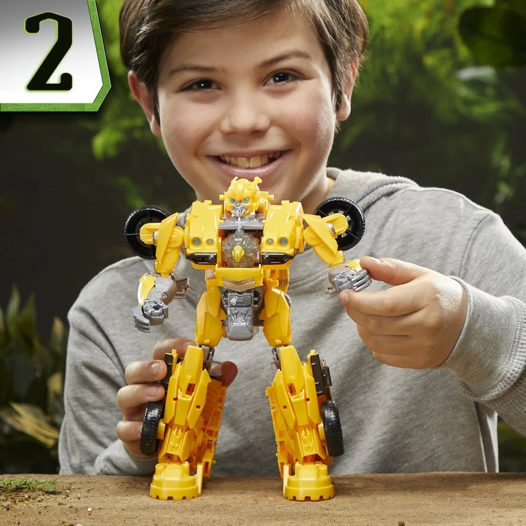 Lodër aksioni Hasbro Transformers Bumblebee, plastikë, elektronike, e verdhë