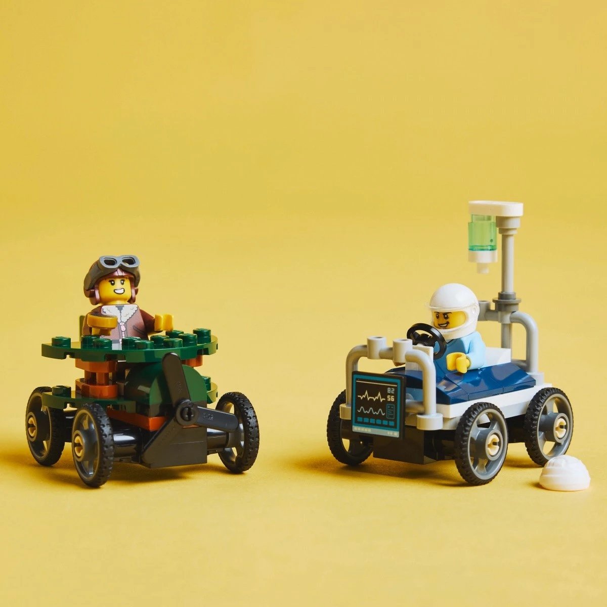 Set LEGO City 60459 Race Car, aeroplan vs. shtrat spitali, 70 pjesë