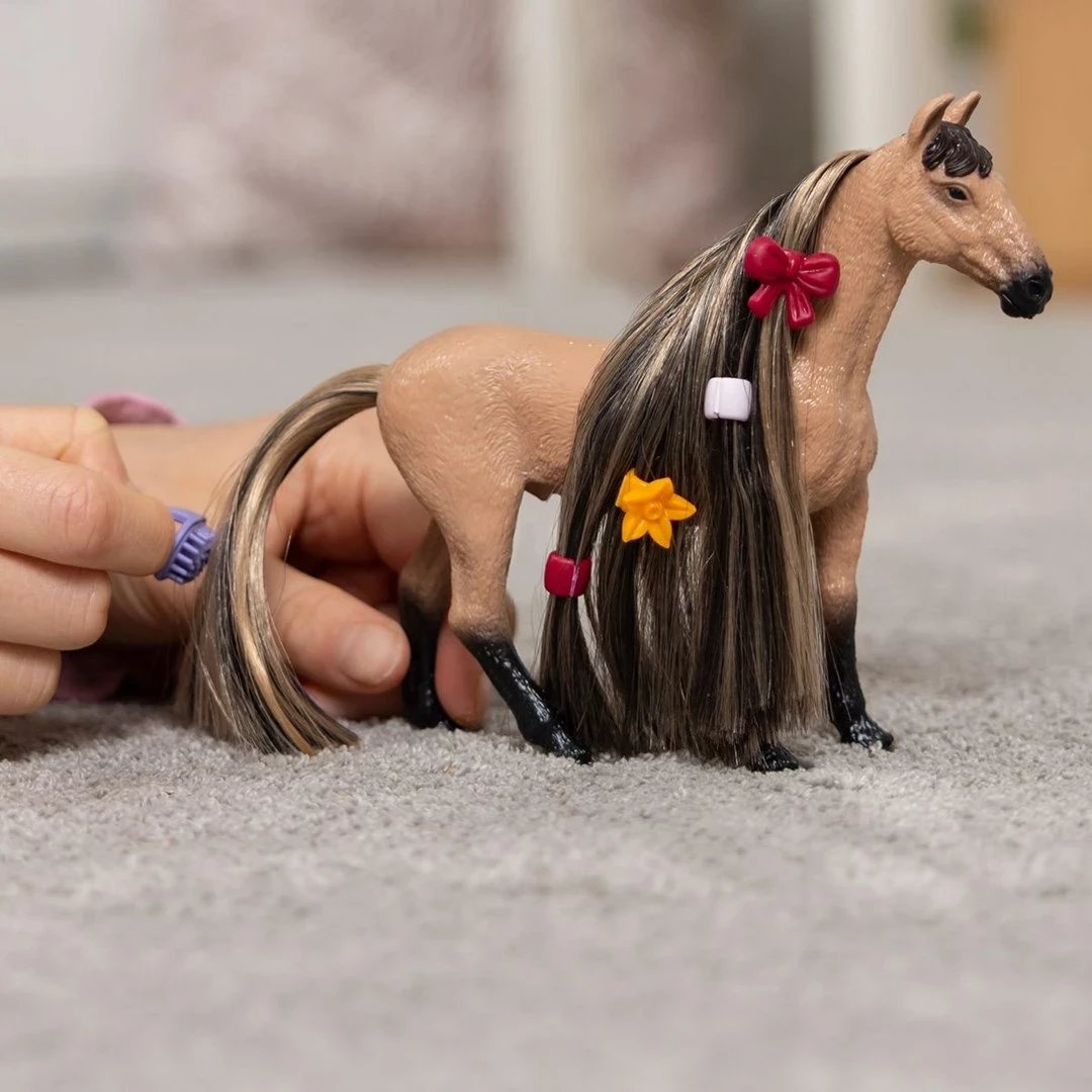 Figurë loje Schleich Horse Club Akhal-Teke Stallion, për vajza, Bronzi