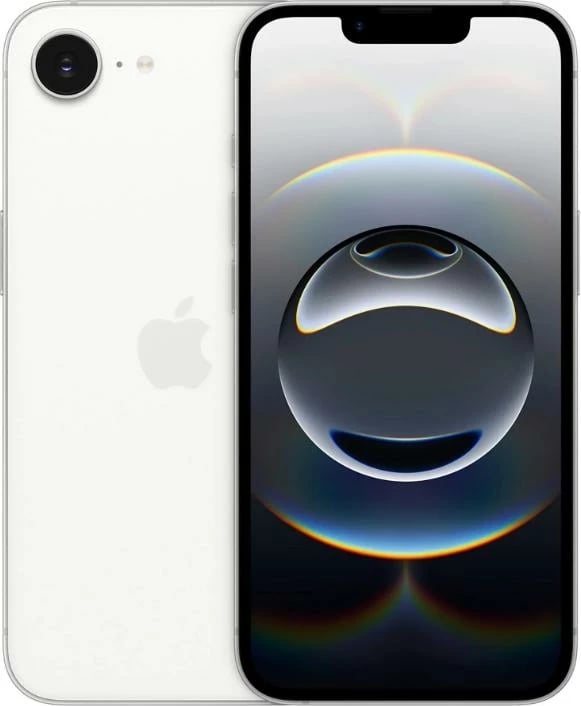 Celular Apple iPhone 16e 256GB 6.1 inch bardhë