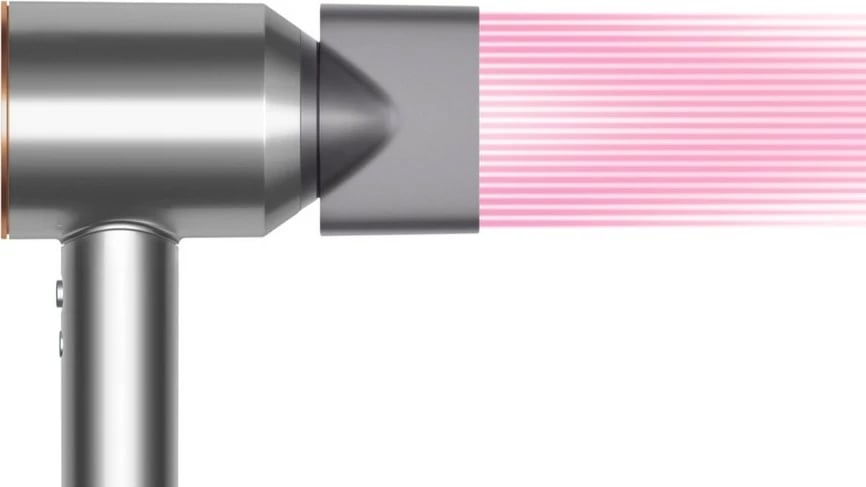 Tharëse flokësh Dyson Supersonic, 110000 RPM, 13.3 l/s, Bakër, Nikël