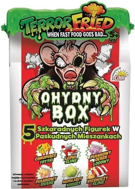 Set figurash Terror Fried Cobi Disgusting Box, 5 copë