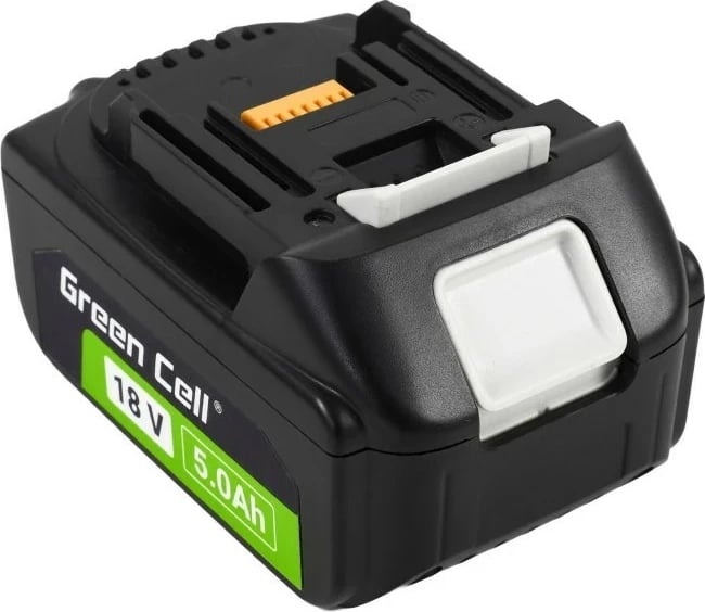 Bateri Green Cell PTMA18V5 për vegla pa kabllo, 5 Ah, 18 V, E zezë