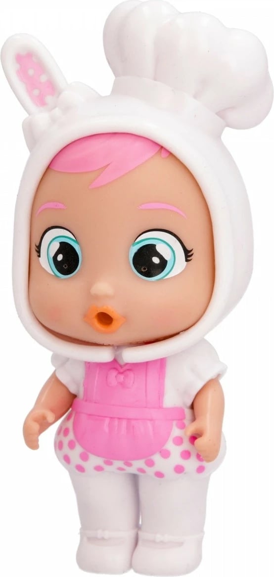 Kukull Cry Babies Magic Tears Di Stars Talent Coney, Tm Toys, plastikë, me aksesorë, rozë/bardhë